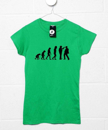Evolution of Bottom Fitted Womens T-Shirt 8Ball